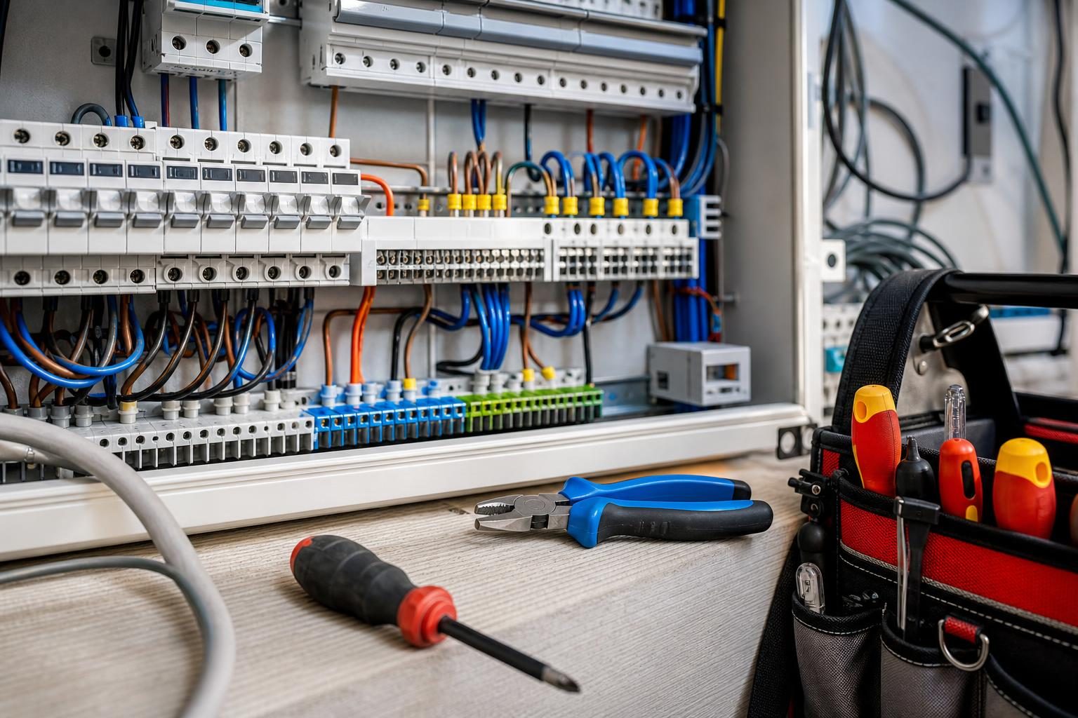Dettaglio di un intervento elettrico eseguito da ElettroService Russo