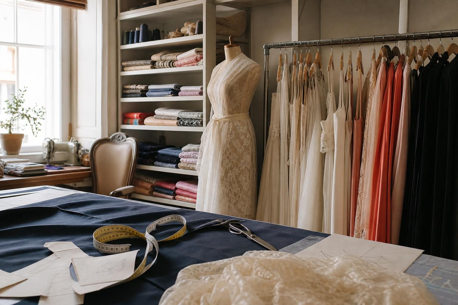 L'atmosfera e lo spazio dell'Atelier Fiorella a Bologna